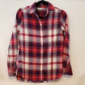 Long Sleeve Button Down Flannel Shirt